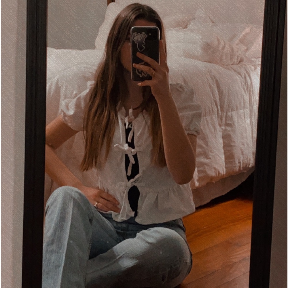 Kohls bow tie blouse